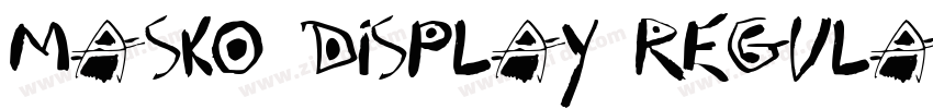 Masko Display Regula字体转换